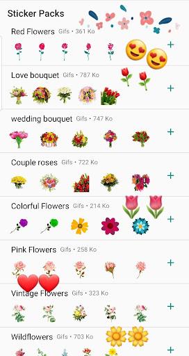 WASticker Roses Animated - عکس برنامه موبایلی اندروید