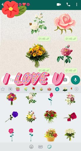 WASticker Roses Animated - Image screenshot of android app