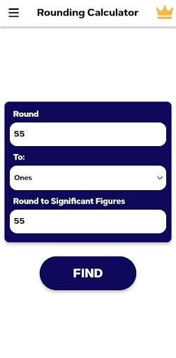 Rounding Calculator - عکس برنامه موبایلی اندروید