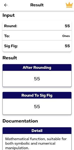 Rounding Calculator - عکس برنامه موبایلی اندروید