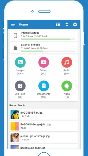 File Manager - Smart File - عکس برنامه موبایلی اندروید