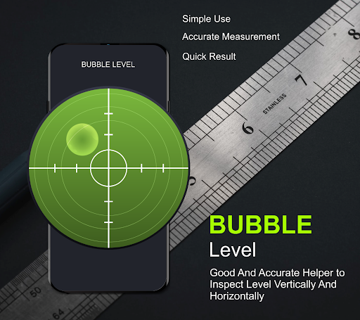 Spirit level - Bubble level - عکس برنامه موبایلی اندروید