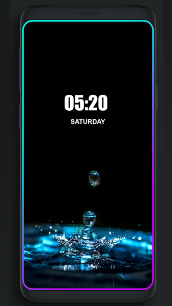 Edge Lighting - Rounded Corner - Image screenshot of android app