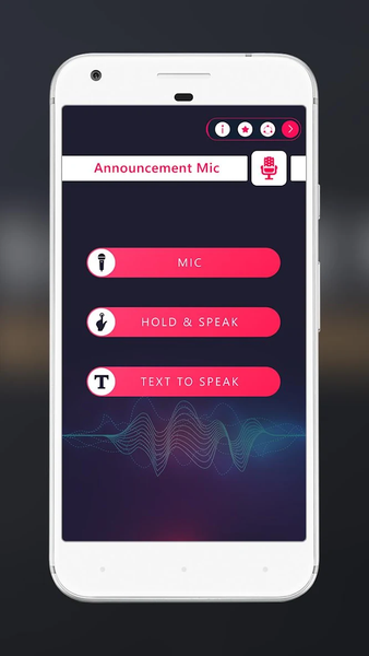 Announcement Mike - عکس برنامه موبایلی اندروید