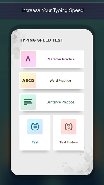 Typing Test : Increase Typing - عکس برنامه موبایلی اندروید
