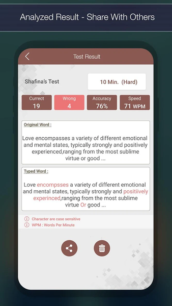 Typing Test : Increase Typing - عکس برنامه موبایلی اندروید