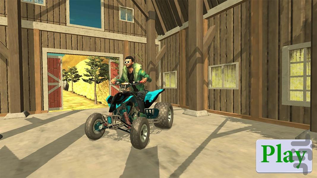 بازی موتور چهارچرخ | موتور بازی - Gameplay image of android game