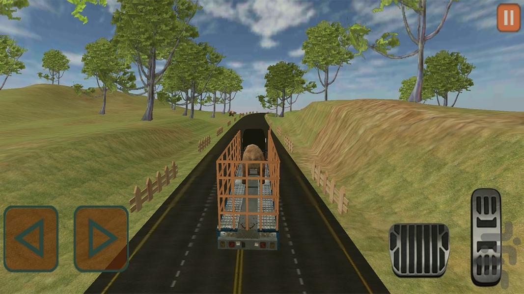 بازی ماشین سنگین | حمل حیوانات - عکس بازی موبایلی اندروید