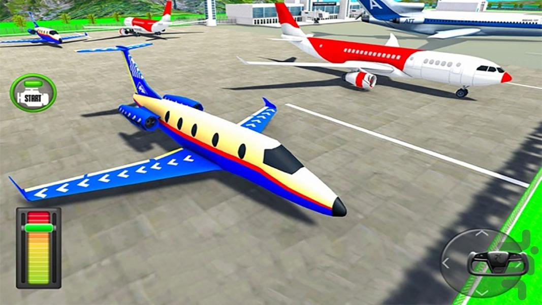بازی هواپیما | خلبان بازی - Gameplay image of android game