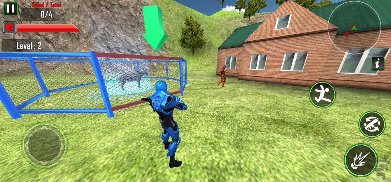 پلیس بازی | ربات پلیس جدید - عکس بازی موبایلی اندروید