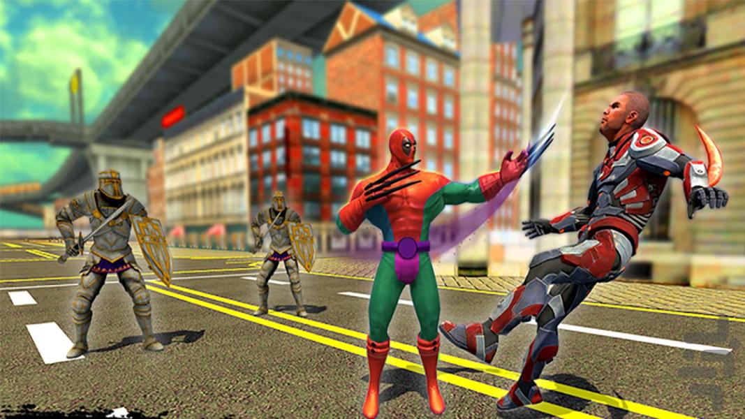 بازی نینجا |ربات جنگجو - Gameplay image of android game