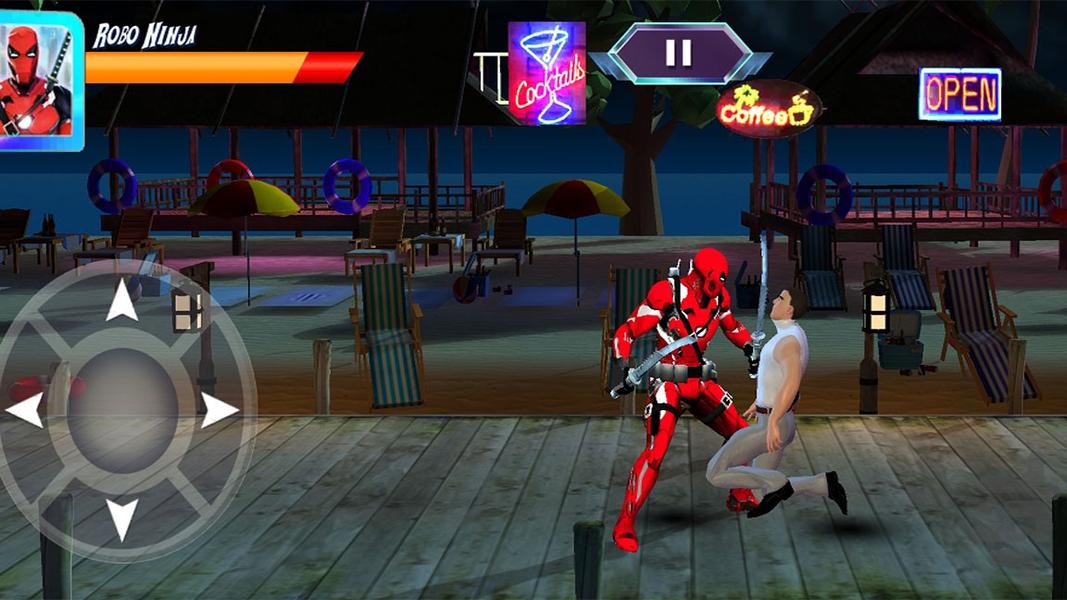 بازی نینجا |ربات جنگجو - Gameplay image of android game