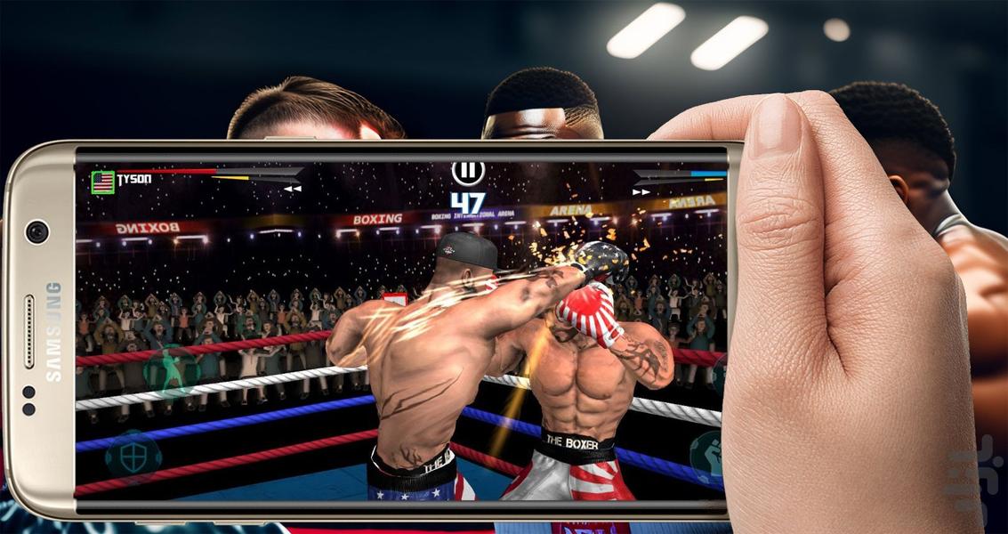 بازی مسابقه مبارزه ای بوکس | جدید - Gameplay image of android game