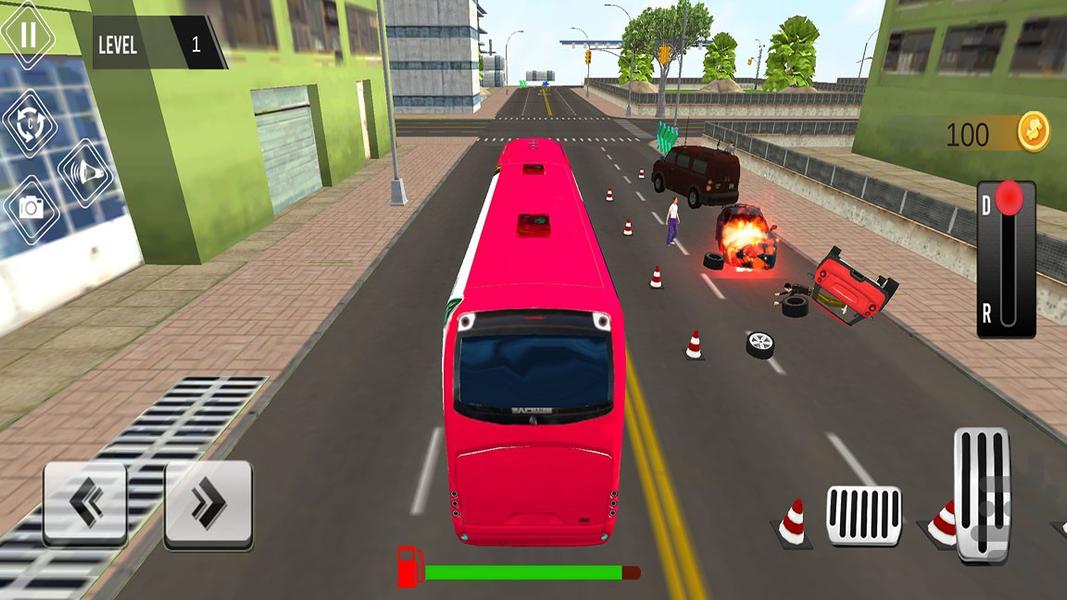 بازی رانندگی با اتوبوس | اتوبوس بازی - Gameplay image of android game