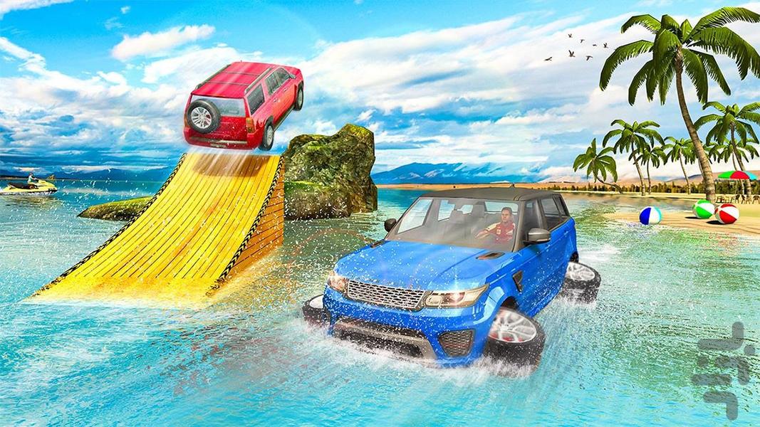 ماشین بازی روی آب | بازی جدید - عکس بازی موبایلی اندروید