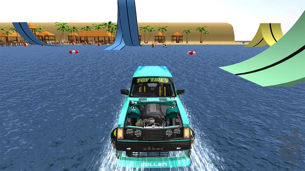 ماشین بازی روی آب | بازی جدید - عکس بازی موبایلی اندروید