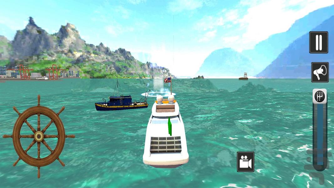 بازی رانندگی با کشتی | بازی جدید - Gameplay image of android game
