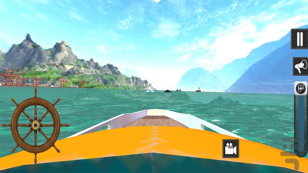 بازی رانندگی با کشتی | بازی جدید - Gameplay image of android game