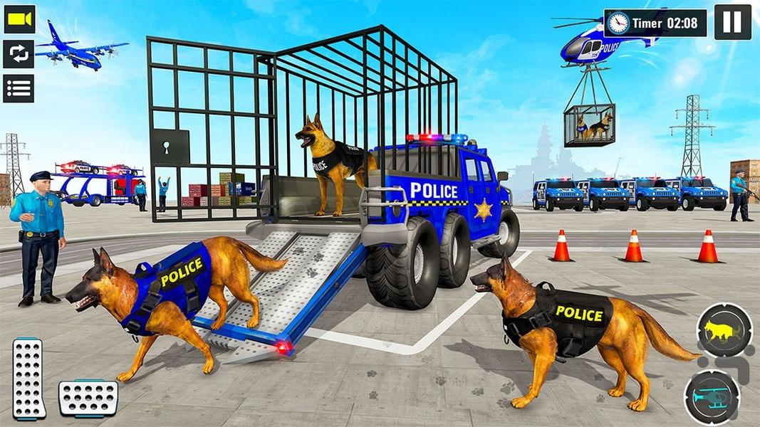 بازی سگ پلیس - Gameplay image of android game