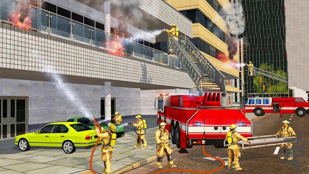 بازی اتش نشانی - Gameplay image of android game