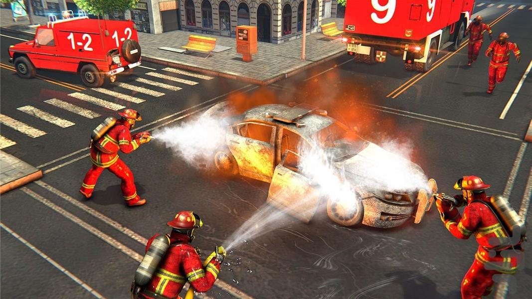بازی اتش نشانی - Gameplay image of android game