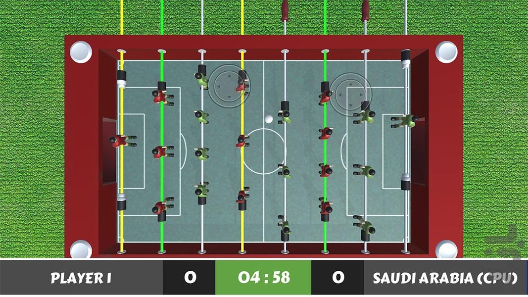 بازی فوتبال دستی | بازی جدید - عکس بازی موبایلی اندروید