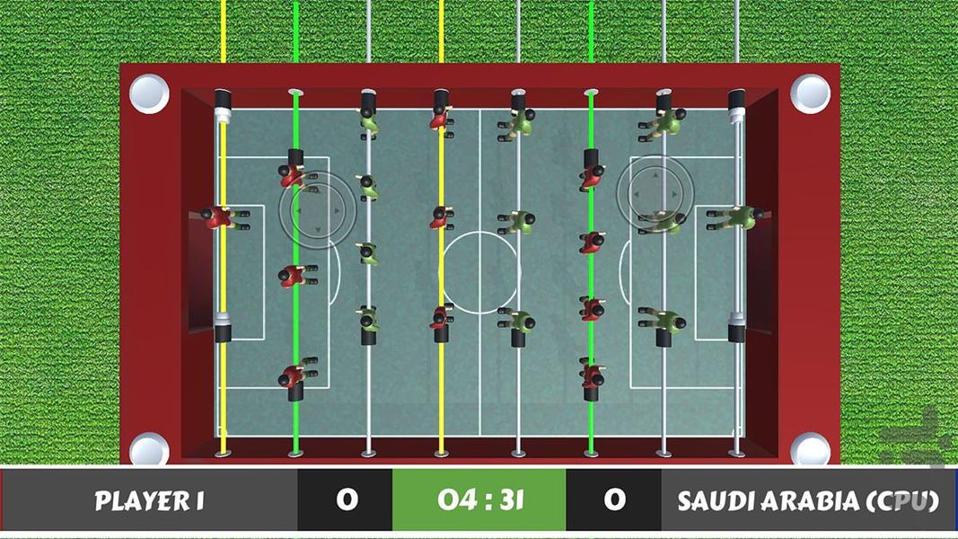بازی فوتبال دستی - عکس بازی موبایلی اندروید