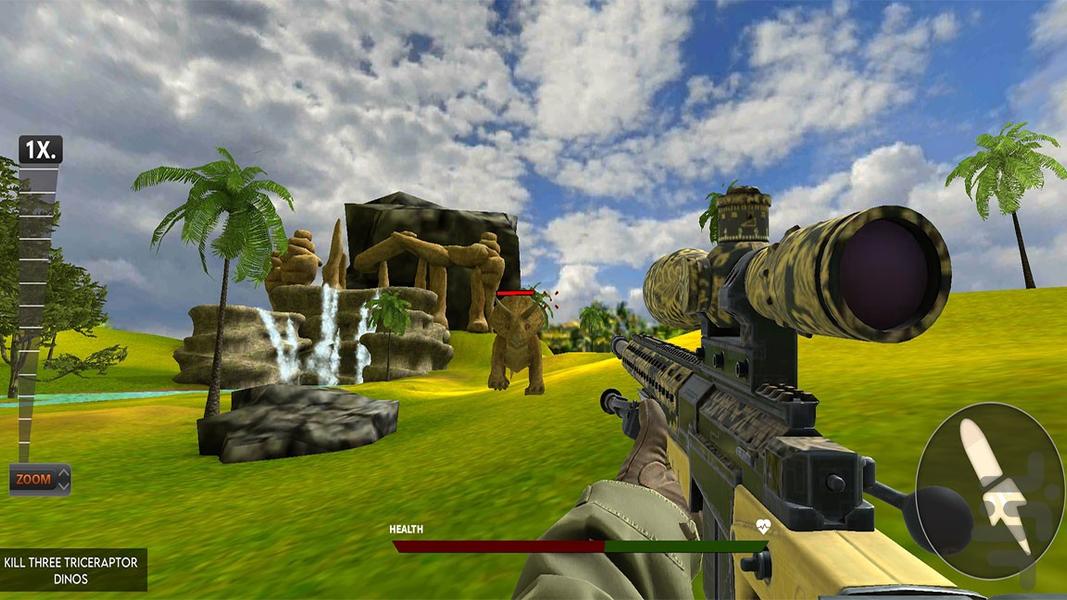 بازی شکارچی دایناسور | بازی جدید - عکس بازی موبایلی اندروید