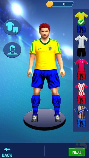 بازی پنالتی | بازی فوتبال - Gameplay image of android game