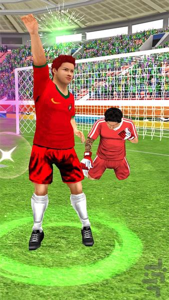 بازی پنالتی | بازی فوتبال - Gameplay image of android game