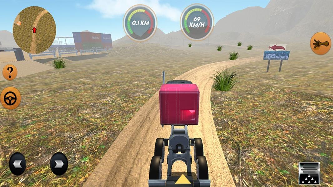 بازی ماشین سنگین | حمل آکواریوم - عکس بازی موبایلی اندروید