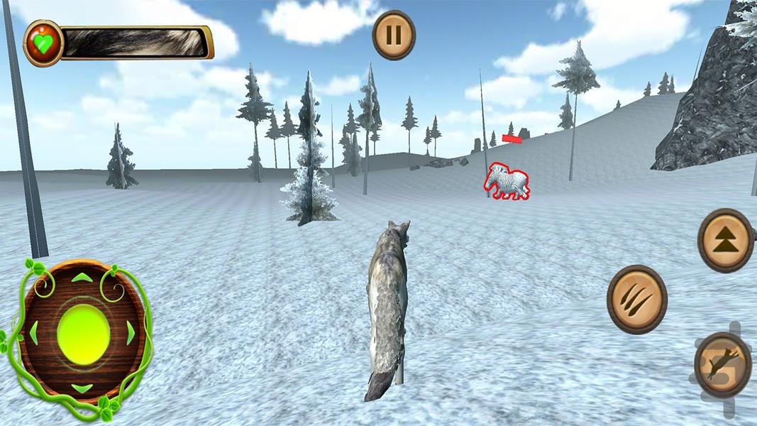 بازی جنگ گرگ ها | حیات وحش - عکس بازی موبایلی اندروید