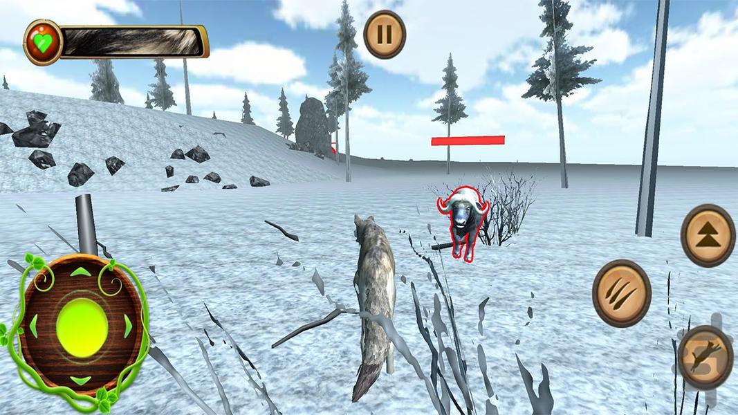 بازی جنگ گرگ ها | حیات وحش - عکس بازی موبایلی اندروید