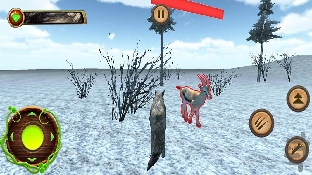 بازی جنگ گرگ ها | حیات وحش - عکس بازی موبایلی اندروید