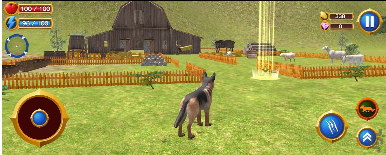 بازی جنگ گرگ ها - Gameplay image of android game