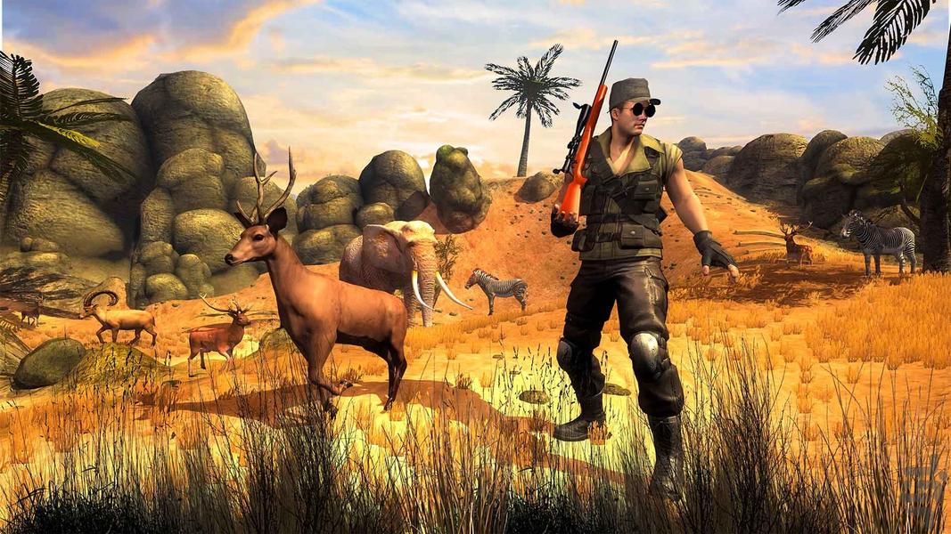 بازی شکار حیوانات در جنگل |بازی جدید - Gameplay image of android game