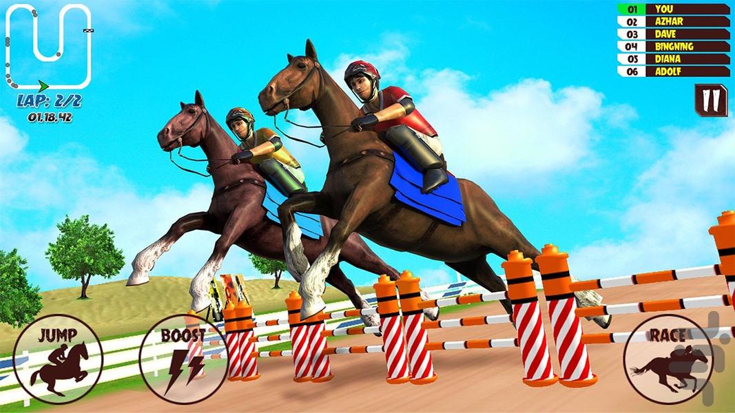اسب سواری جدید | اسب بازی - Gameplay image of android game