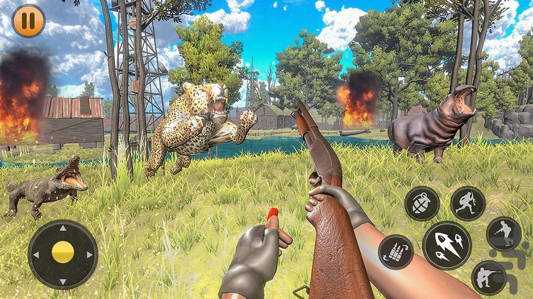 بازی شکار در جنگل - Gameplay image of android game
