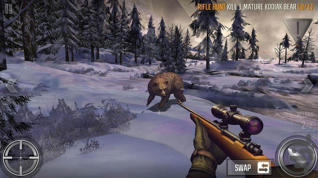بازی شکار در جنگل - Gameplay image of android game