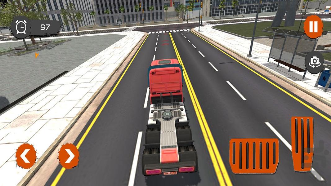 بازی ماشین سنگین تریلی | ماشین بازی - عکس بازی موبایلی اندروید