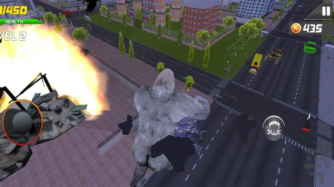 بازی گوریل خشمگین | بازی جدید - عکس بازی موبایلی اندروید