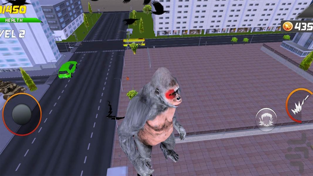 بازی گوریل خشمگین | بازی جدید - عکس بازی موبایلی اندروید