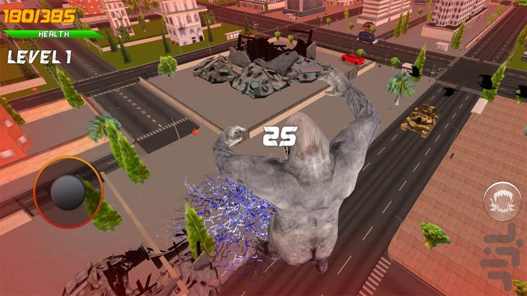 بازی گوریل خشمگین | بازی جدید - عکس بازی موبایلی اندروید