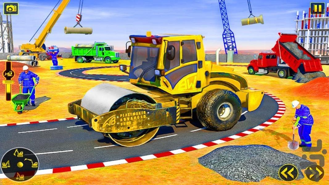 بازی کامیون ساختمان سازی - Gameplay image of android game
