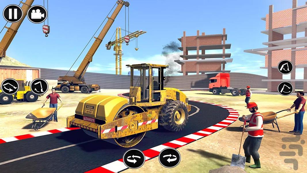 کامیون ساختمان سازی | بازی ماشین - عکس بازی موبایلی اندروید