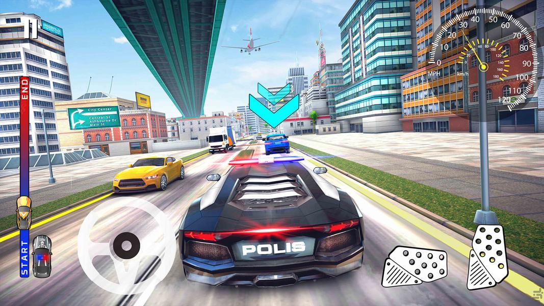 بازی رانندگی | ماشین مسابقه - Gameplay image of android game