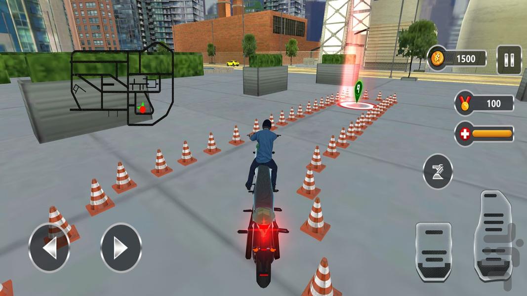 بازی مسافرکشی با موتور | موتور۴ نفره - عکس بازی موبایلی اندروید