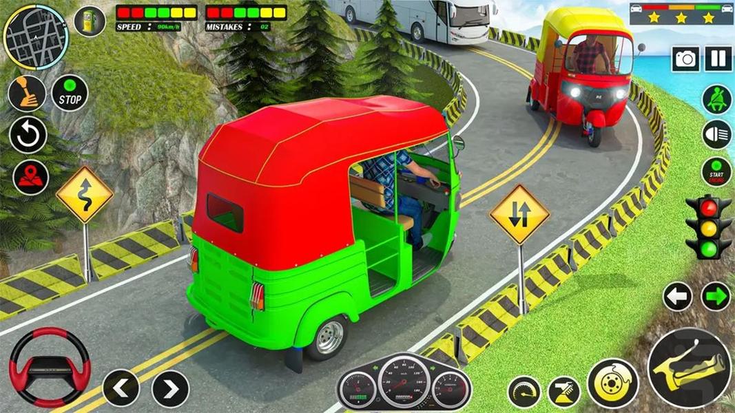 موتور بازی سه چرخ | موتور سواری - Gameplay image of android game