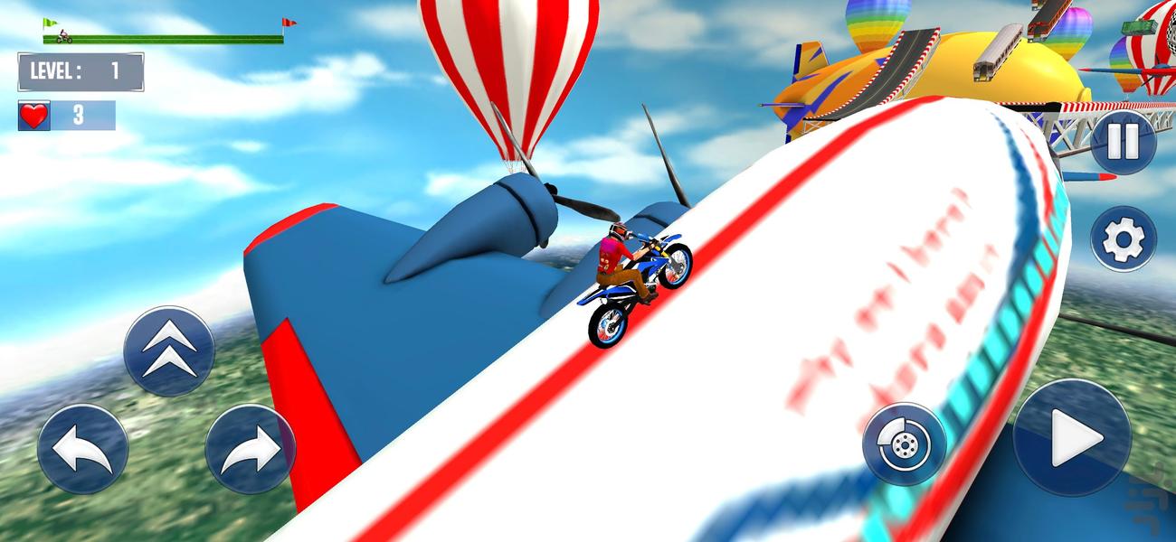 بازی موتور کراس - Gameplay image of android game