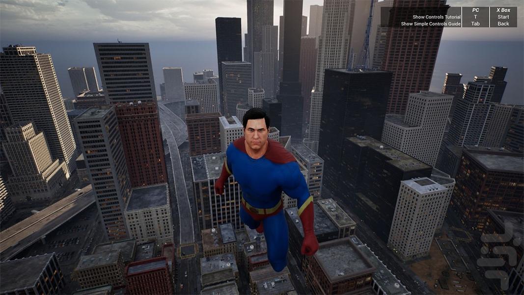 بازی سوپرمن قهرمان |نجات شهر - Gameplay image of android game